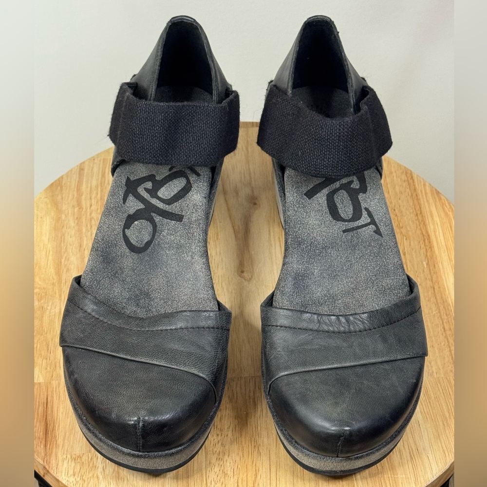 OTBT Women's Wander Out Wedge Mary Jane, Black 8.5 - NWOT